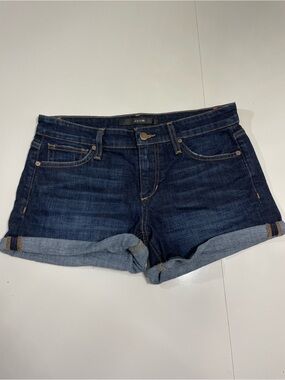 Joe’s Chrissy Blue Denim Long Shorts Inseam 8 Rise 8” Size 27